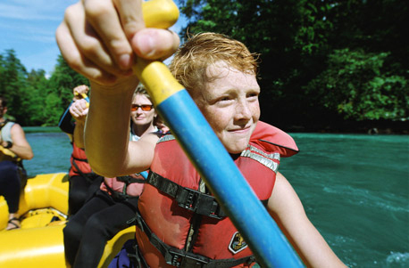 Rafting für Kinder im Ötztal