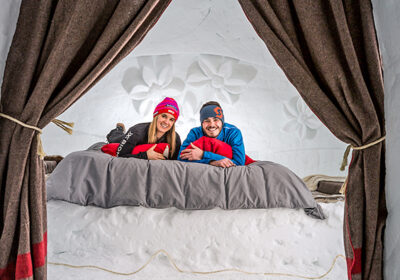 Iglu-Übernachtung in Adelboden für 2