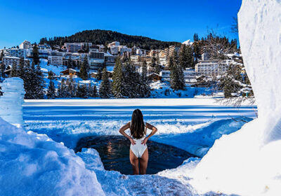 Eisbaden Arosa